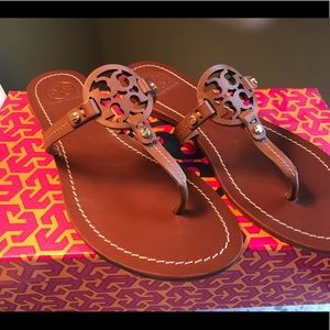 Tory Burch Mini Miller sandals in Royal Tan - GU